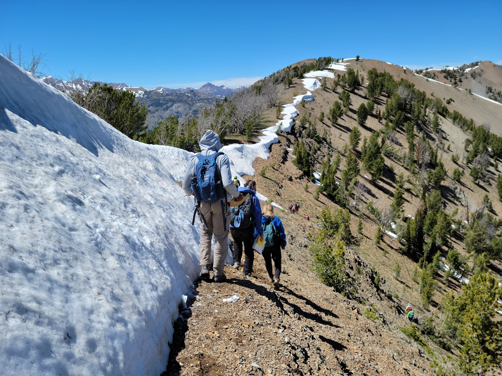 Students at Little Fall Creek