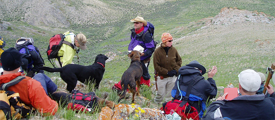 Paul on geology field trip