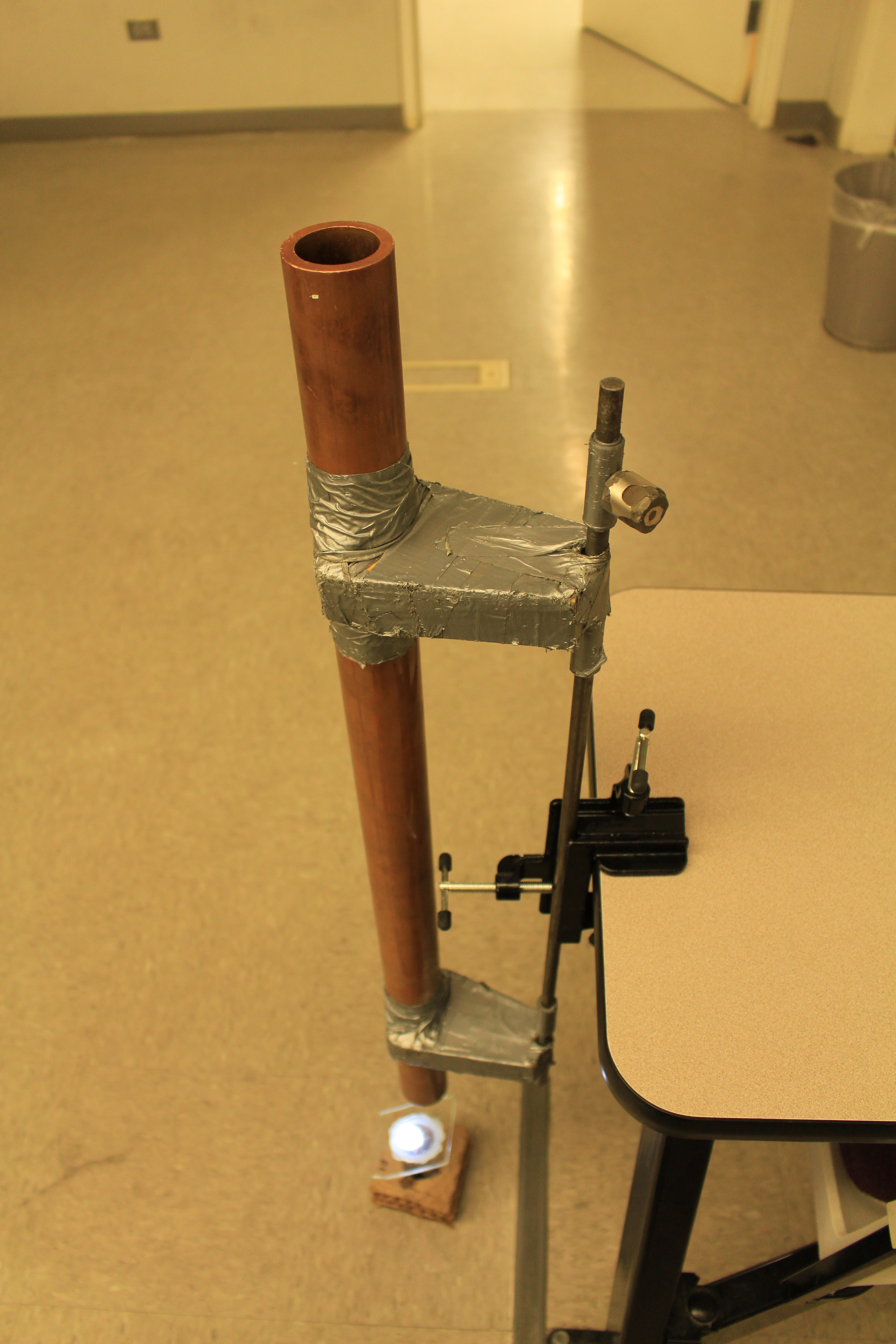 A copper tube