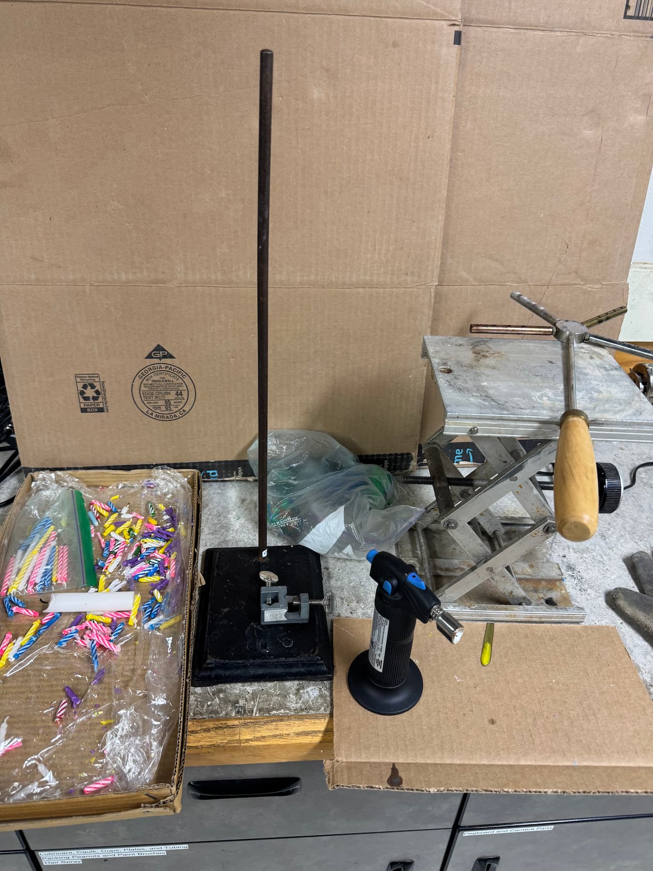 Materials for the Conductometer Heat demonstrations.
