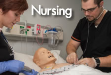 Nursing Students in SIM Lab