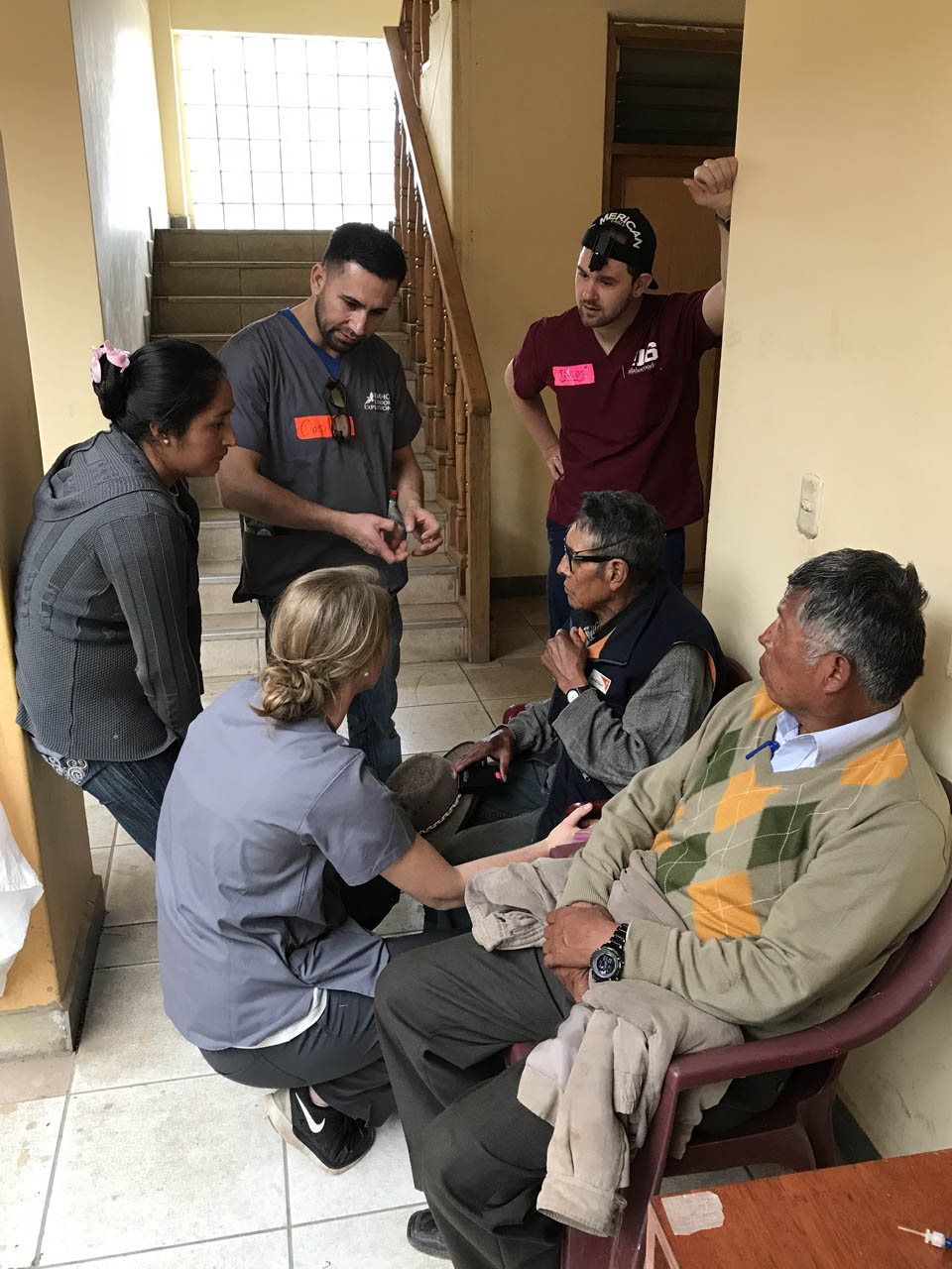 Patient receives new hearing aid and counseling on how to use it