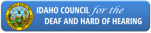 Idaho Council for the Deaf and Hard of Hearing logo