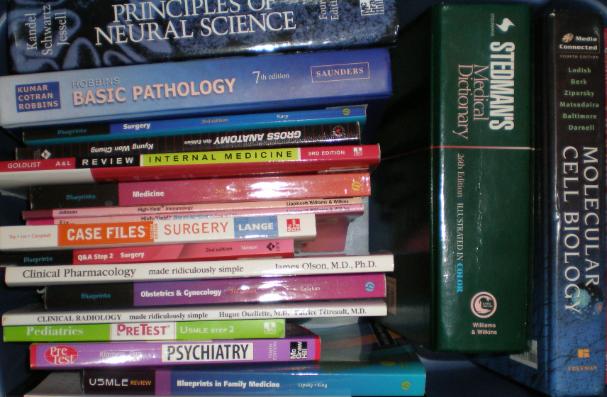 picture of medical textbooks