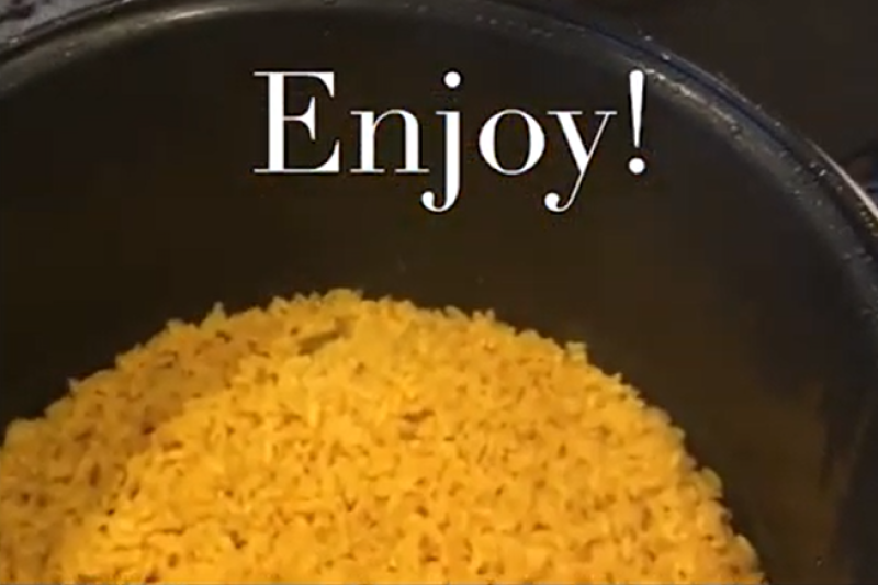 Tumeric Brown Rice in an Instapot