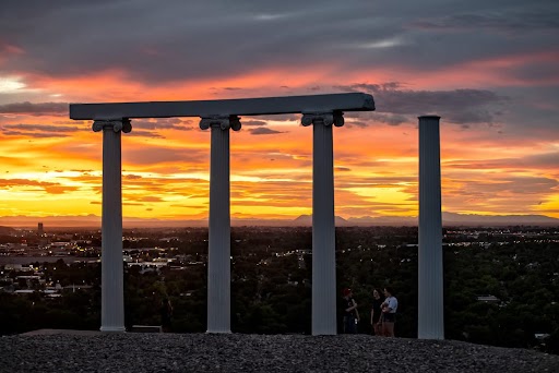 Orange Pillars