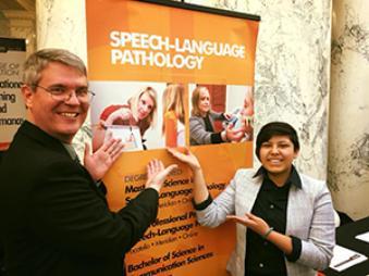 Speech Language students and faculty at ISU Day at the Capitol 2018