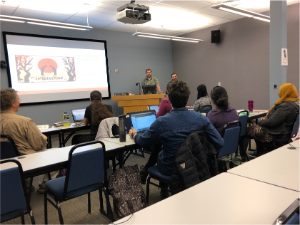 Community health worker training in a classroom at ISU Meridian