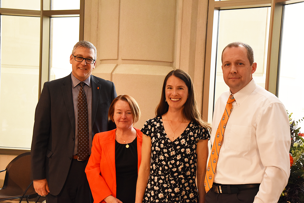 Graduate Emily Beaver receives award from College of Health Dean Teresa Conner