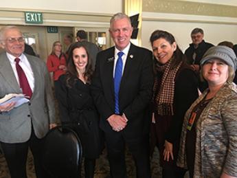 Idaho Legislator with ISU students & faculty from Accelerated Nursing Program