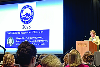 Mary Nies presents at research conference hosted by Western Institute for Nursing