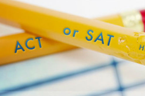 pencils with ACT or SAT