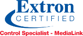 Extron Certified Control Specialist-MediaLink Logo