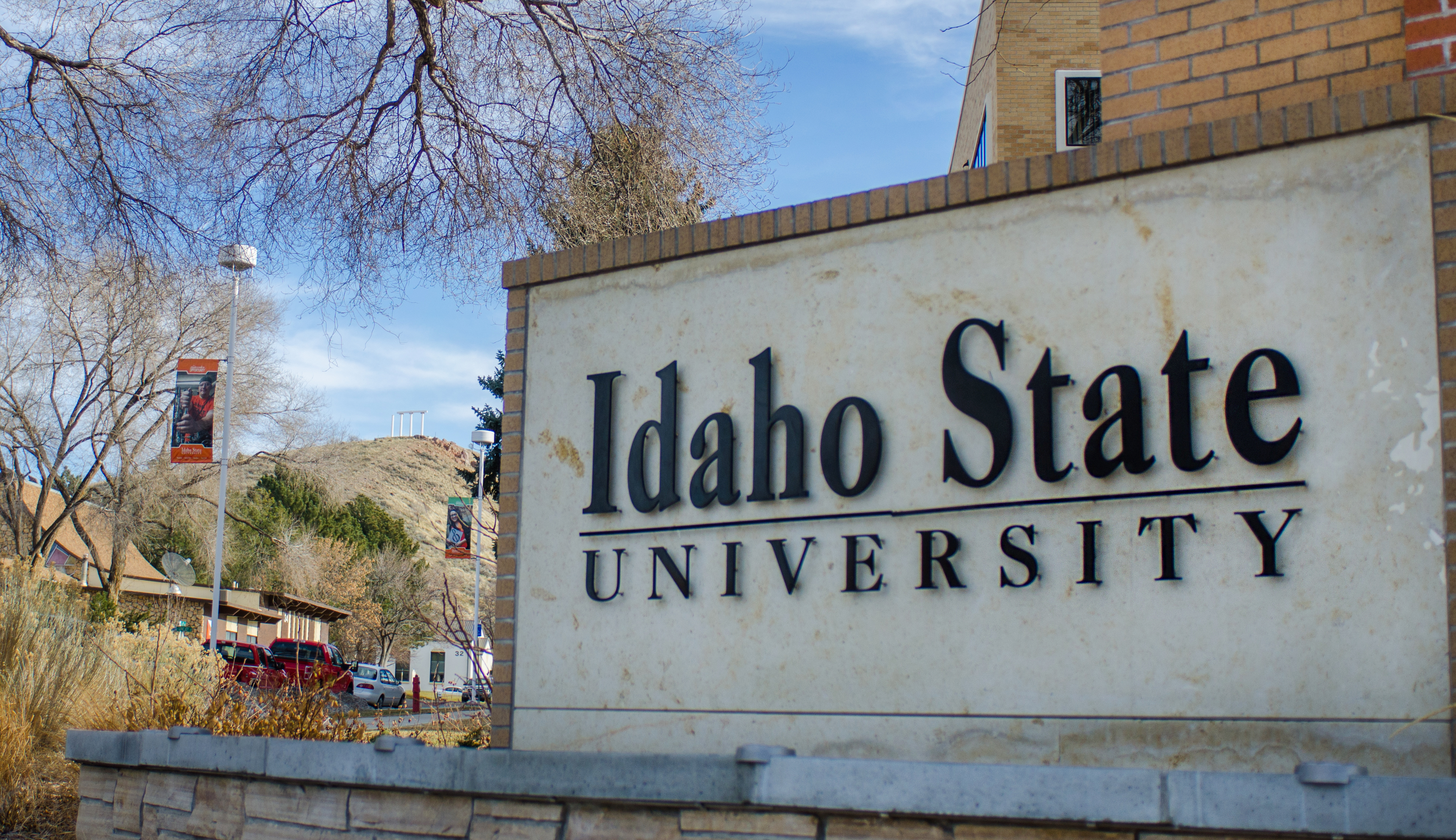 Idaho State University Sign