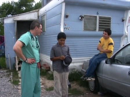 Dr. Fernandez on a Home Visit