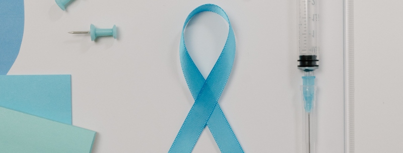 A prostate cancer blue ribbon