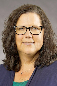 A photo of Karen Ludwig, an advisor for ISU