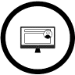 computer with proctor on the web page.