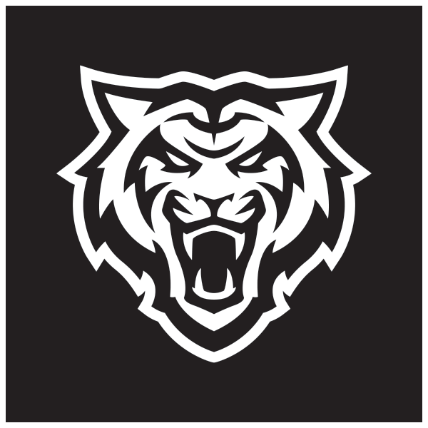 Reversed Bengal head Logo in White