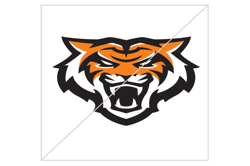 Do not stretch the logo, Bengal head