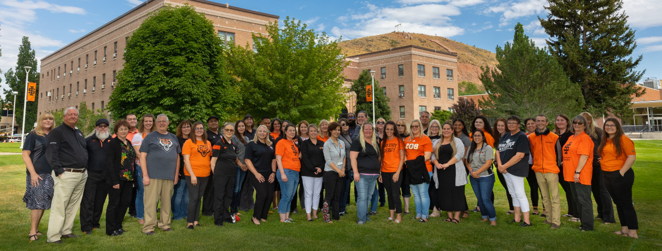 Enrollment management staff group photo