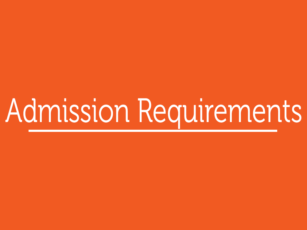 Admission Requirements