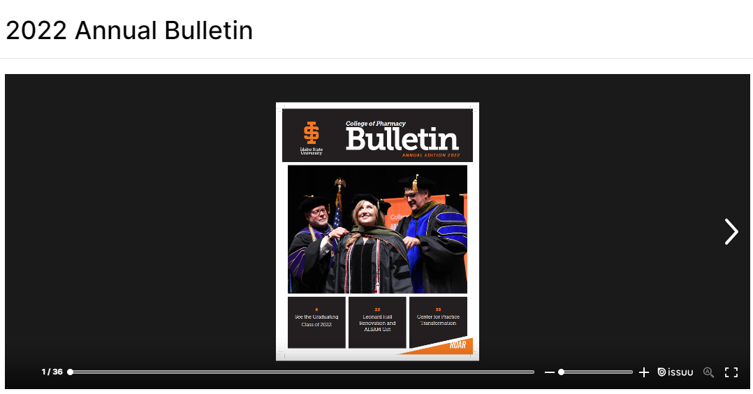 2022 Annual Bulletin