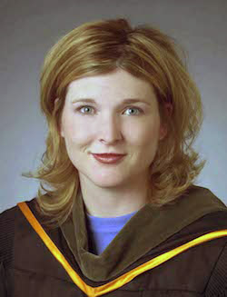Anna Bartoo's COP graduation photo