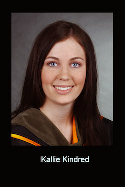 Kallie Kindred COP graduation photo