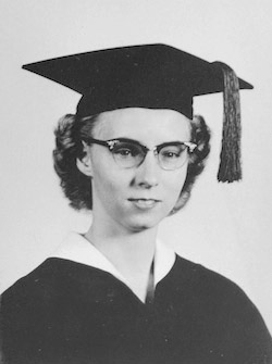 Mary Leonard COP graduation photo