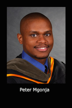 Peter Mgonja COP graduation photo