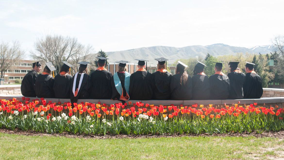 Idaho state Bengals graduation photo
