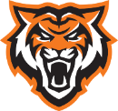 ISU bengal roar logo: a front facing tiger head roaring