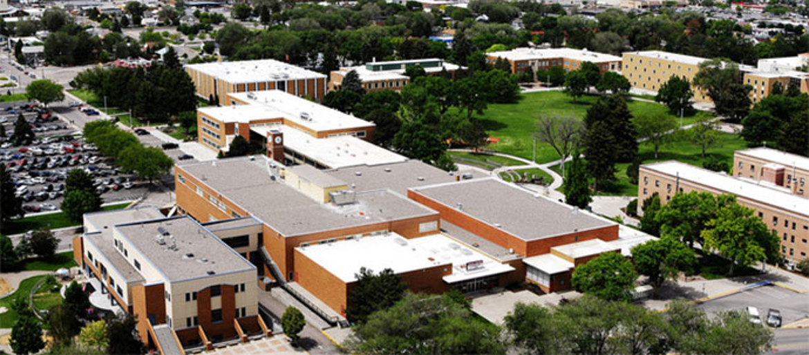 Birdseye view of Idaho State University