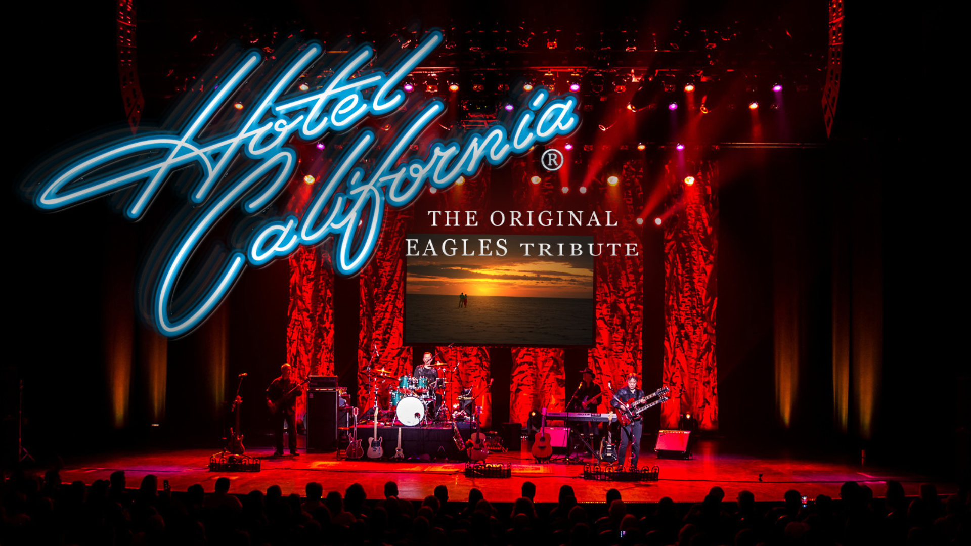 Hotel California Band Playing on a Stage