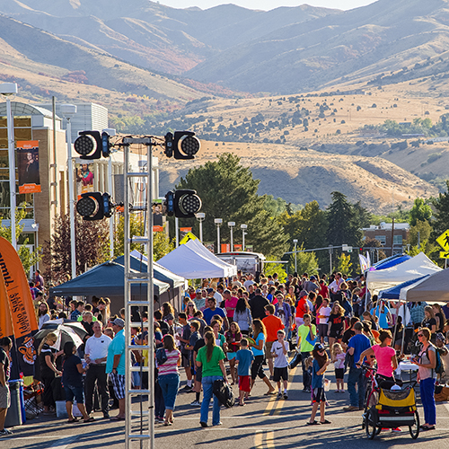 A large community event at ISU