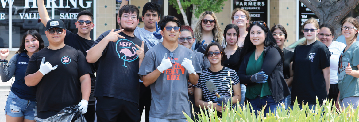 Bengal Bridge students at community service events