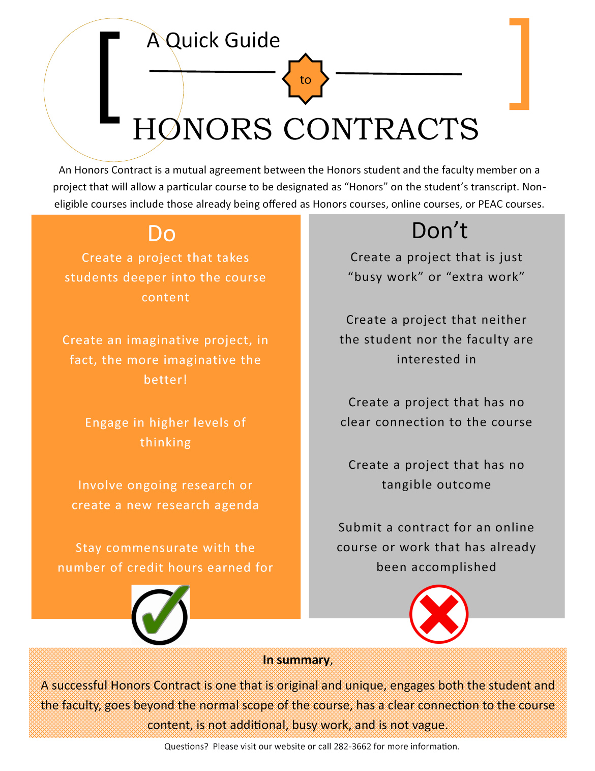 Contract Do's and Don'ts