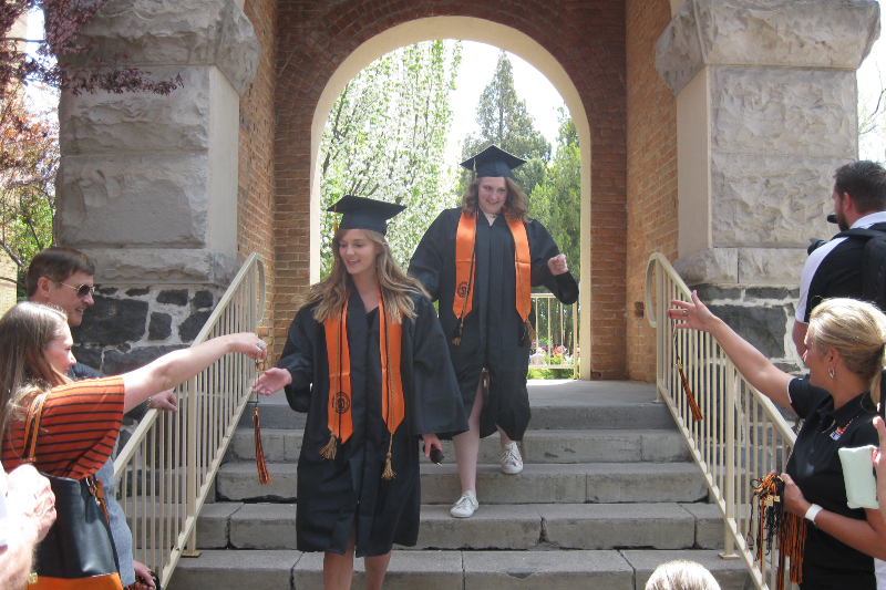 A student who is graduating with Honors