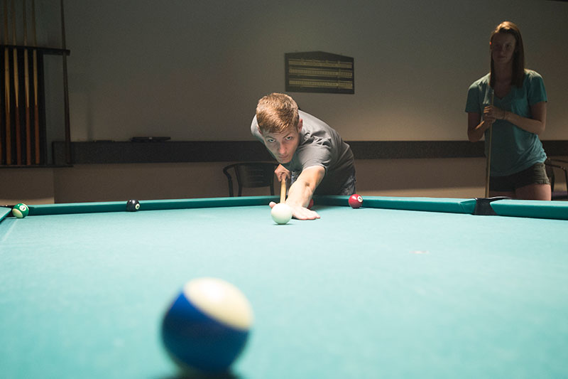 Billiards in the Games Center