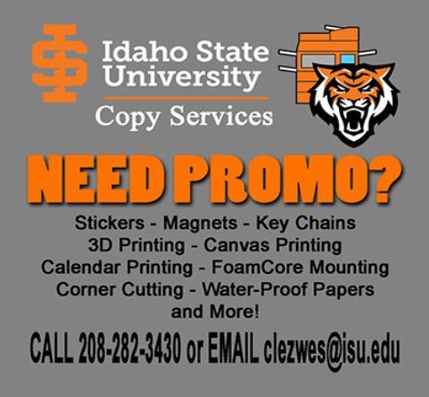 Need Promo AD - ISU Copy Services