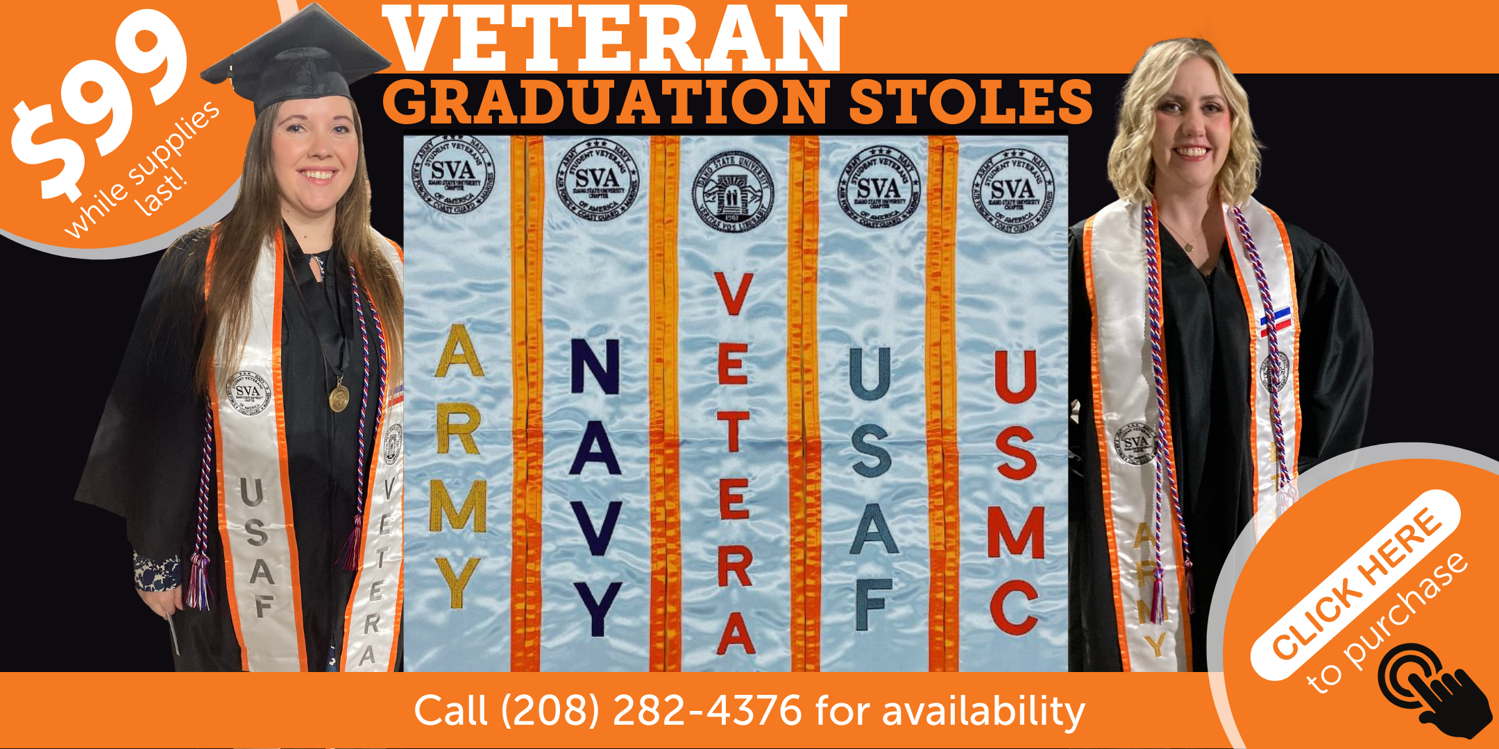 Veteran Graduation Stoles