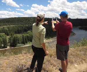 Researchers in Grand Teton National Park