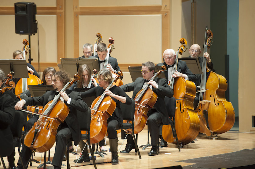 Civic Symphony performing on stage. 