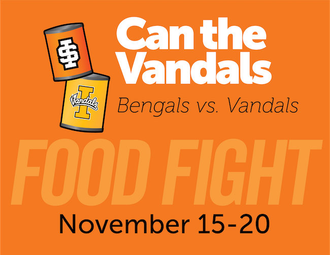 Can the Vandals Food Fight November 15 to 20