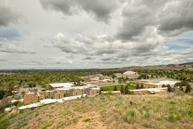 View of Pocatello from Red Hill