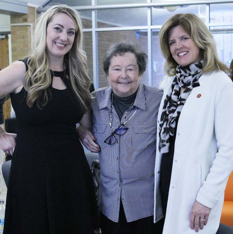 Group photo including Dean Jean McGiveny, Evelyn Robinson and Tabatha Butler