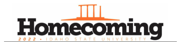 Homecoming 2022 logo