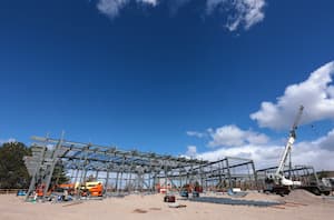 Construction site of the Bengal Alumni Center