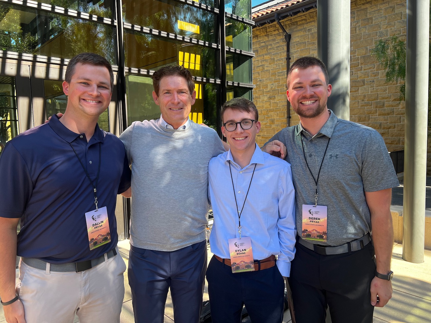 Group photo of four men